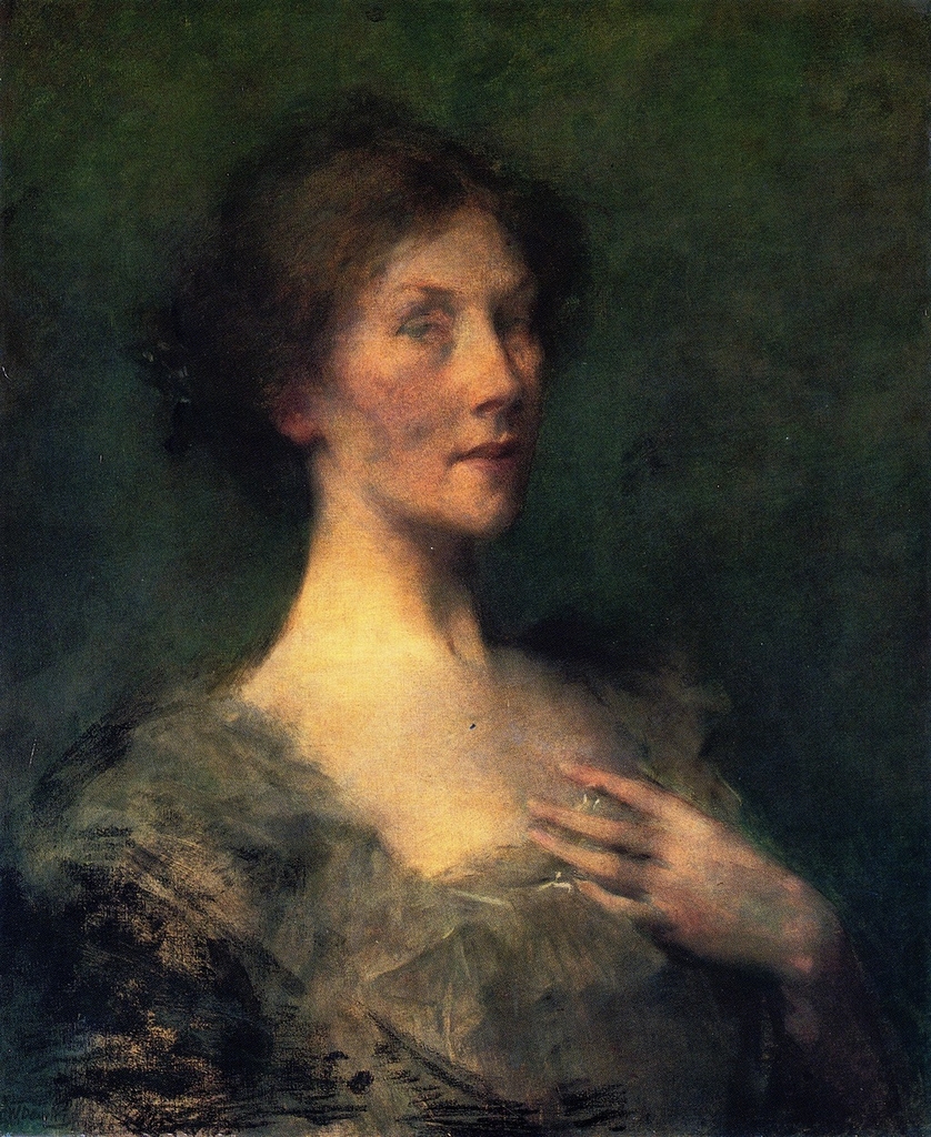 Thomas Dewing - Portrait of a Lady (c_ 1895).jpeg - Thomas  Dewing