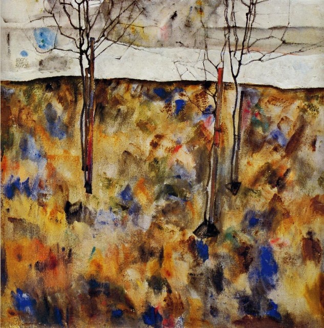 Egon Schiele - Winter Trees.jpg - Egon  Schiele  02