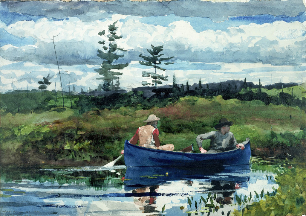 Winslow Homer - The Blue Boat.jpg - Winslow  Homer