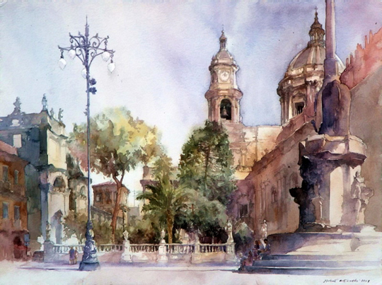 city-Watercolor-Painting.jpg - Michael  Oriowski