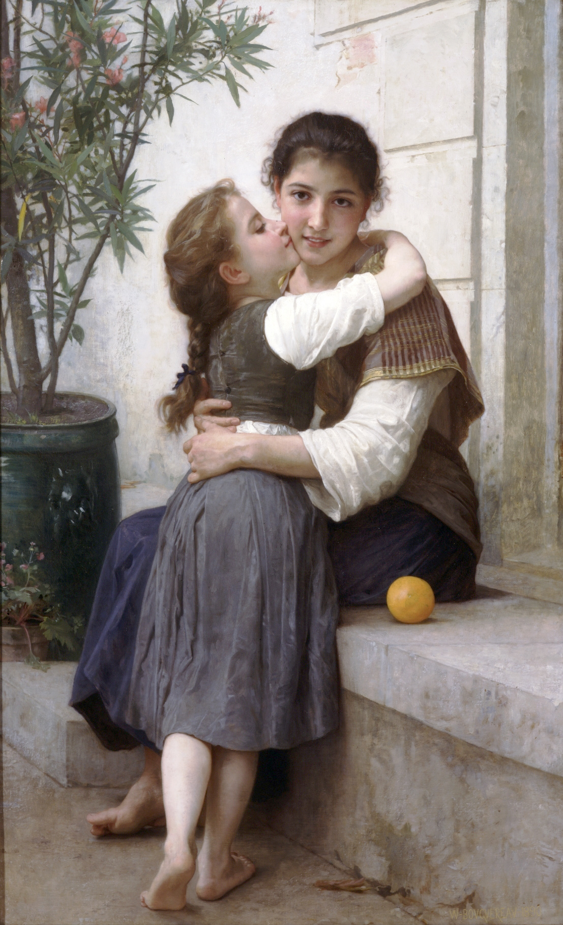 William-Adolphe_Bouguereau_(1825-1905)_-_A_Little_Coaxing_(1890).jpg - Adolphe  Bouguereau