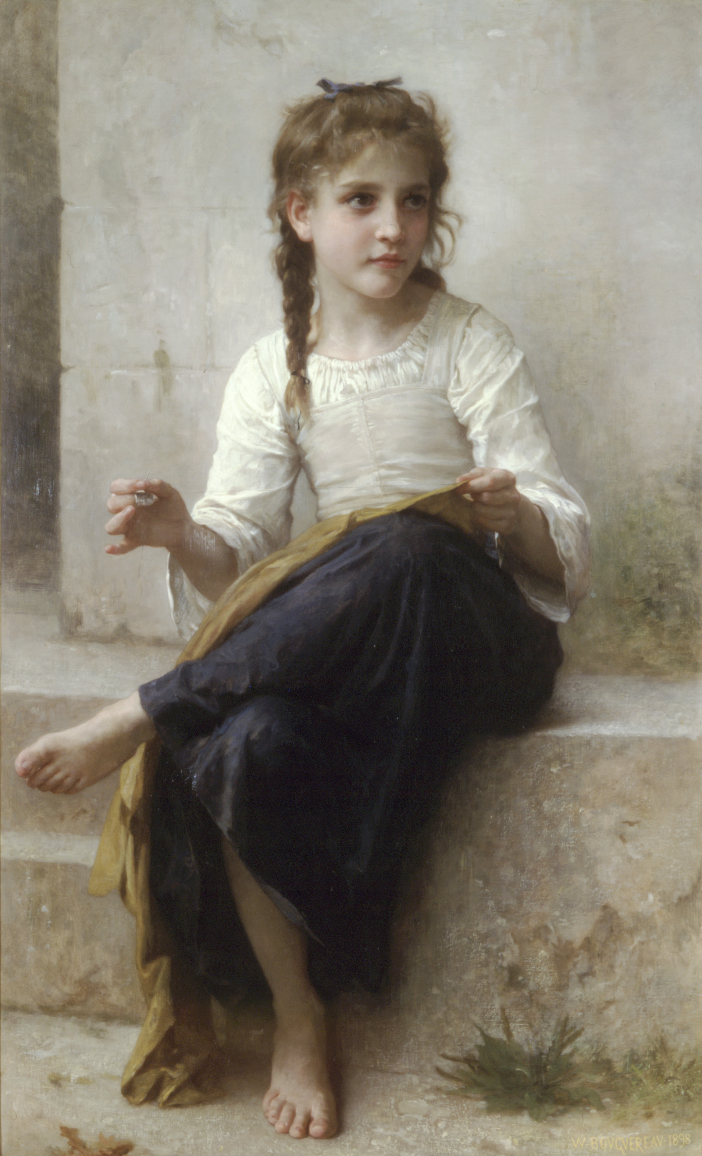 William-Adolphe_Bouguereau_(1825-1905)_-_Sewing_(1898).jpg - Adolphe  Bouguereau