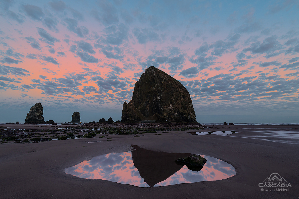 Reflection Of Haystack Rock.jpg - Kevin  Mc  Neal