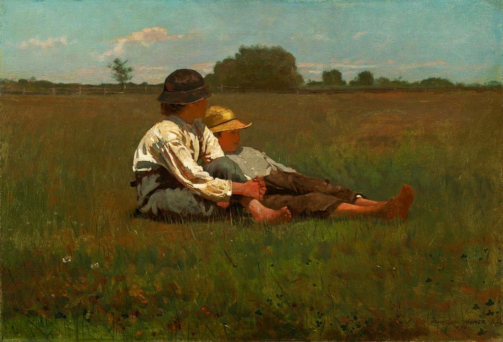 boys-in-a-pasture.jpg - Winslow  Homer