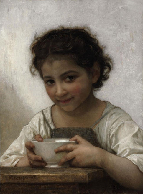 William-Bouguereau-Girl-eating-porridge.jpg - Adolphe  Bouguereau