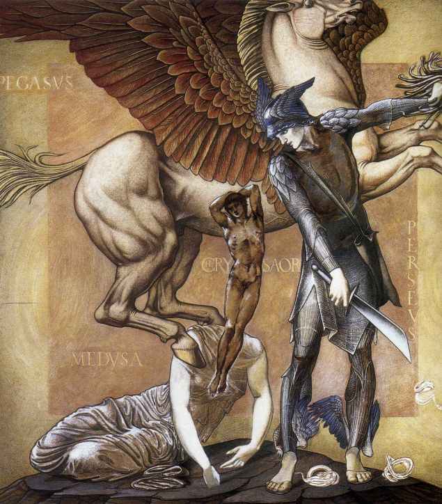 DeathofMedusaI_BJ.jpg - Edward  Burne  Jones