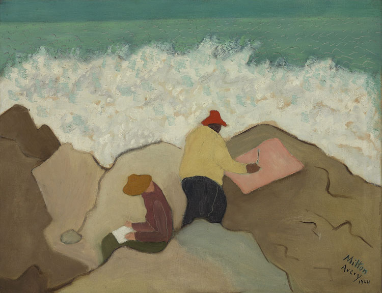 sketching-by-the-sea-1944.jpg - Milton  Avery