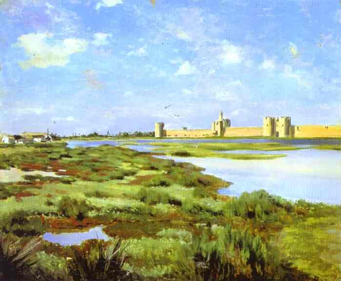 paysage_a_aigues_morte.jpg - Frederic  Bazille
