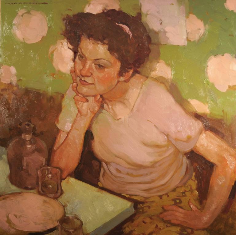 A_Woman_and_Her_Whiskey_16x16_oil_3800_l.jpg - Joseph  Lorusso