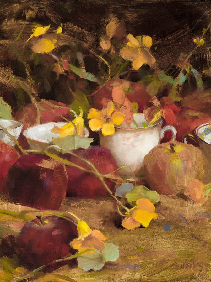 flowers_teacups_and_apples_12x9_oil_guzik_2014_100dpi_p-1.jpg - Richard  Schmid