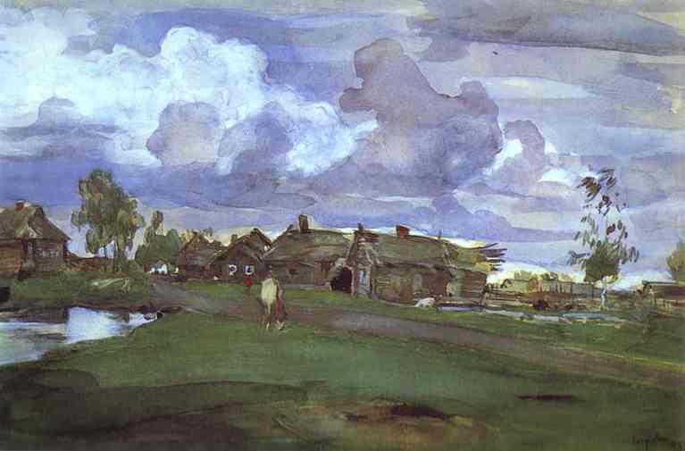 village-1898.jpg - Valentin  Serov