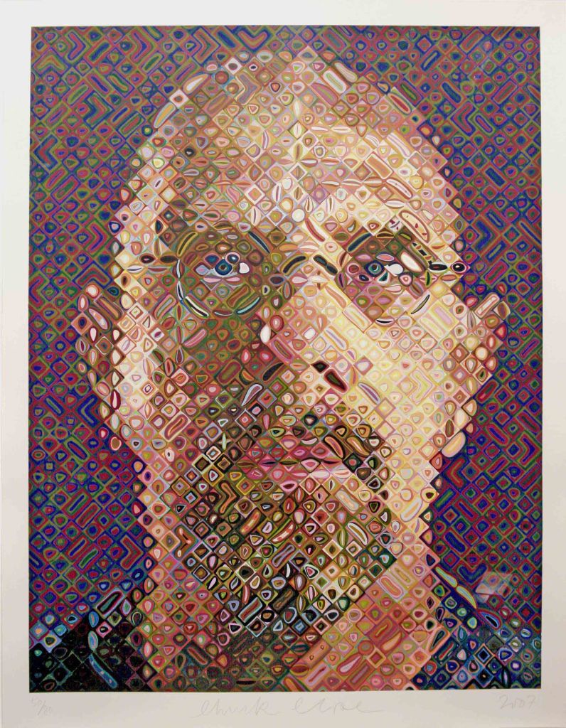 Chuck-Close-Self-Portrait-2007.jpg - Chuck  Close
