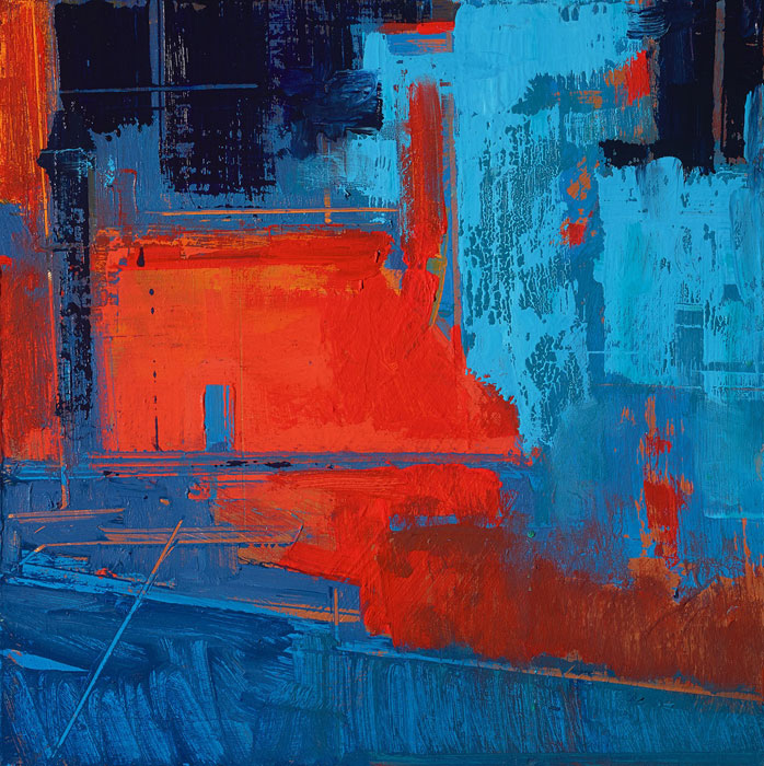 FT-Abstraction-by-William-Wray-16x16-Oil (1).jpg - William  Wray