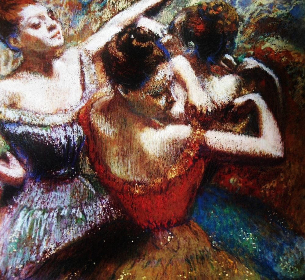 edgar-degas-ballerinas-1899.jpg - Edgar  Degas