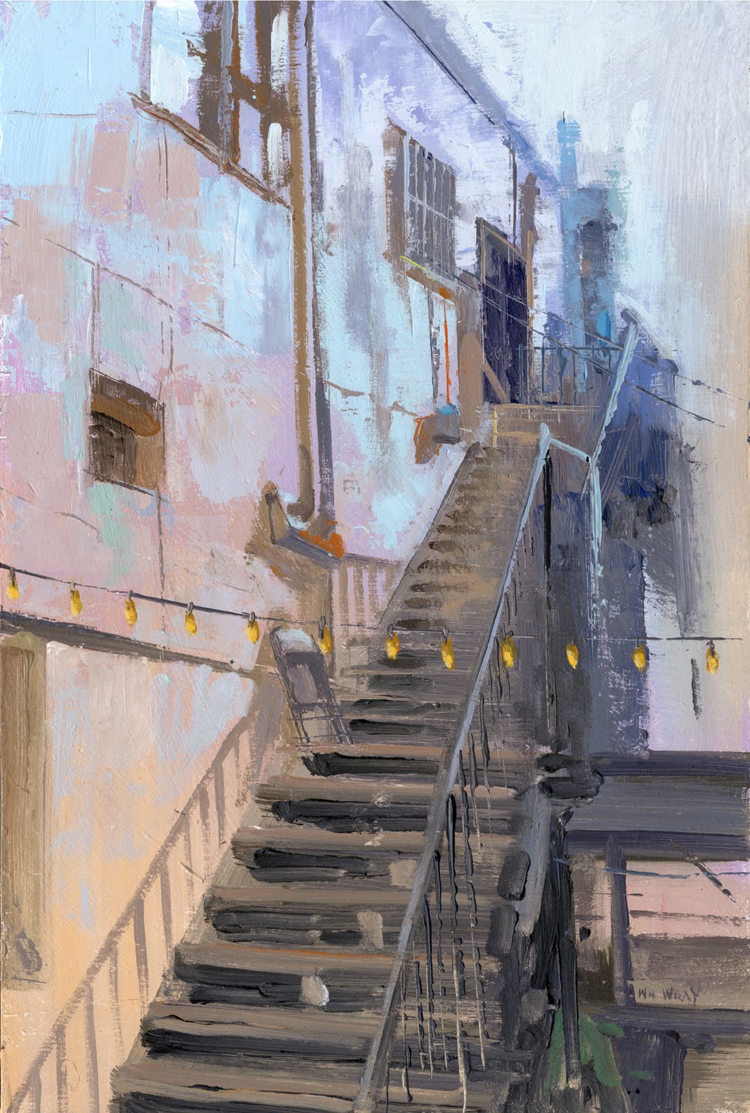 stairs 24x16 copy.jpg - William  Wray