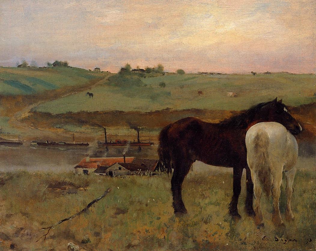 horses-in-a-meadow-1871.jpg - Edgar  Degas