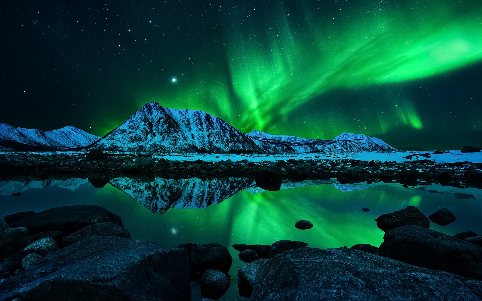 aurora-borealis-northern-lights-sky-star-mountain-lights-reflection-night (1).jpg - Aurora  Borealis