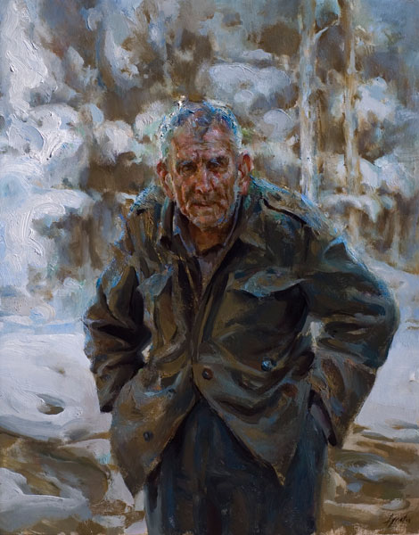 Morning-in-the-Snow-28x22-by-Ignat-Ignatov.jpg - Igant  Ignatov