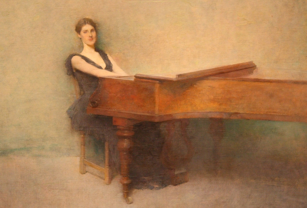 Thomas Wilmer Dewing - The Piano.jpg - Thomas  Dewing