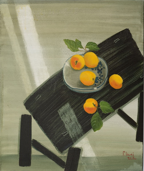初夏-黃杏-2013-Oil-on-Canvas-72x60.5cm.jpg - Dong  Shaw  Hwei