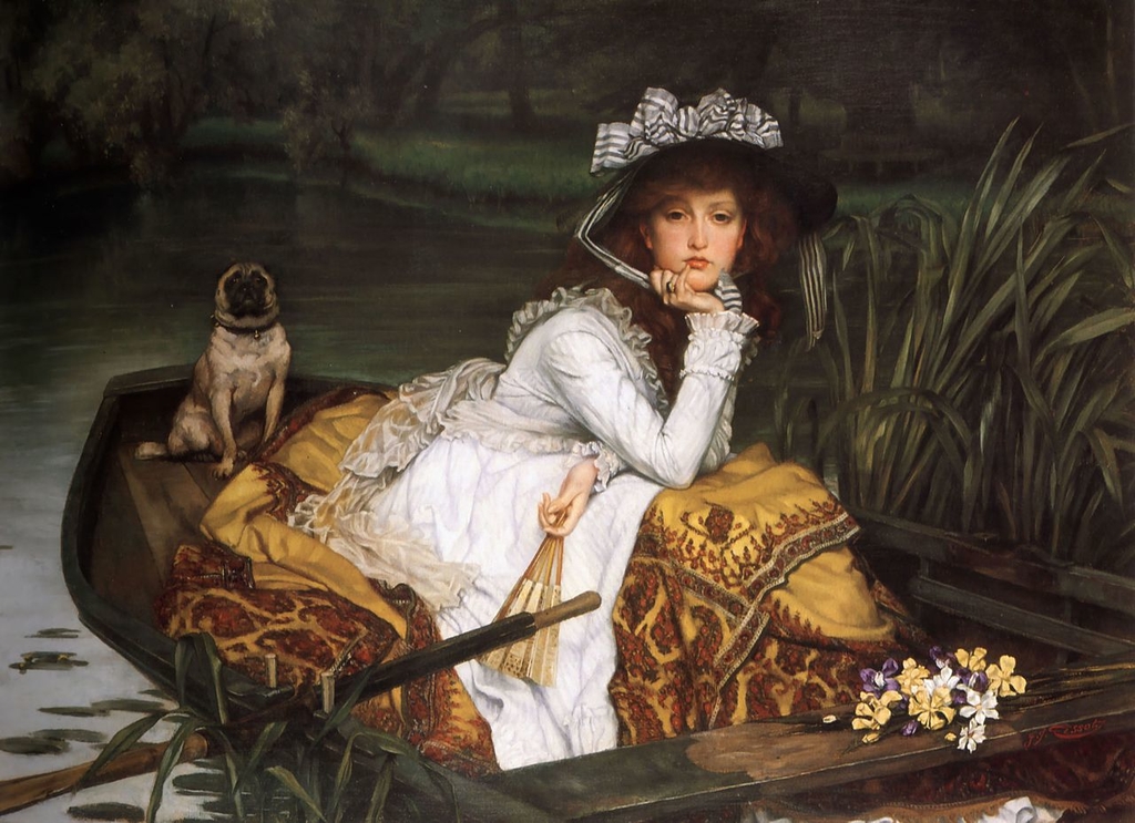 James_Tissot_-_Young_Lady_in_a_Boat.jpg - James  Tissot