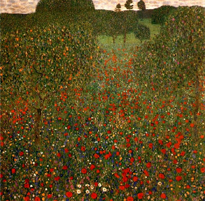 1907 - Poppy Field.jpg - Gustav  Klimt