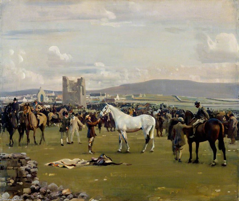 Sir+Alfred+James+Munnings-Kilkenny+Horse+Fair.JPG - Alfred  James