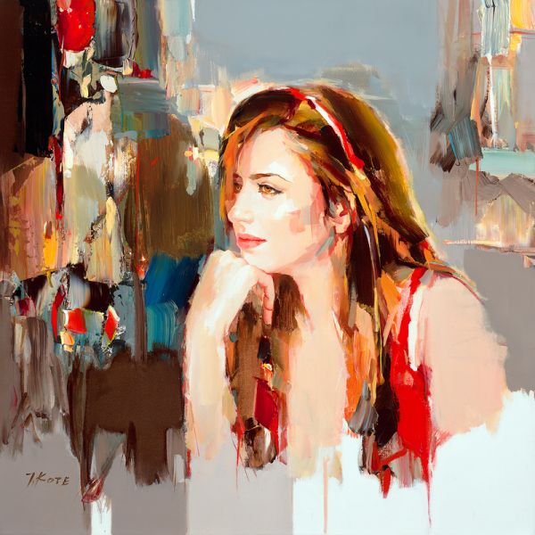 figurative-painting-woman-josef-kote-7.jpg - Josef  Kote