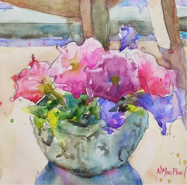 flowers watercolor painting art Nora MacPhail gesture loose free.JPG - Nora  Mac  Phail  (01)