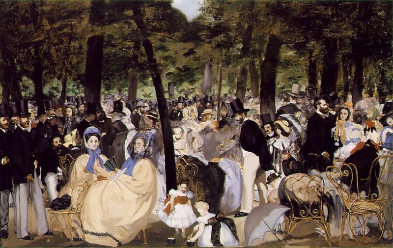 Music in the Tuileries, by Edouard Manet.jpg - Edouard  Manet