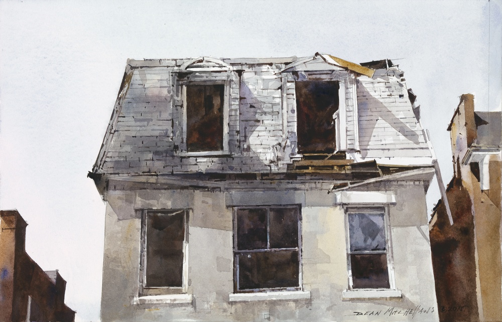 Dean+Mitchell_Damaged+by+FIre+Watercolor+on+Paper+10+x+15+$8500.jpg - Dean  Mitchell