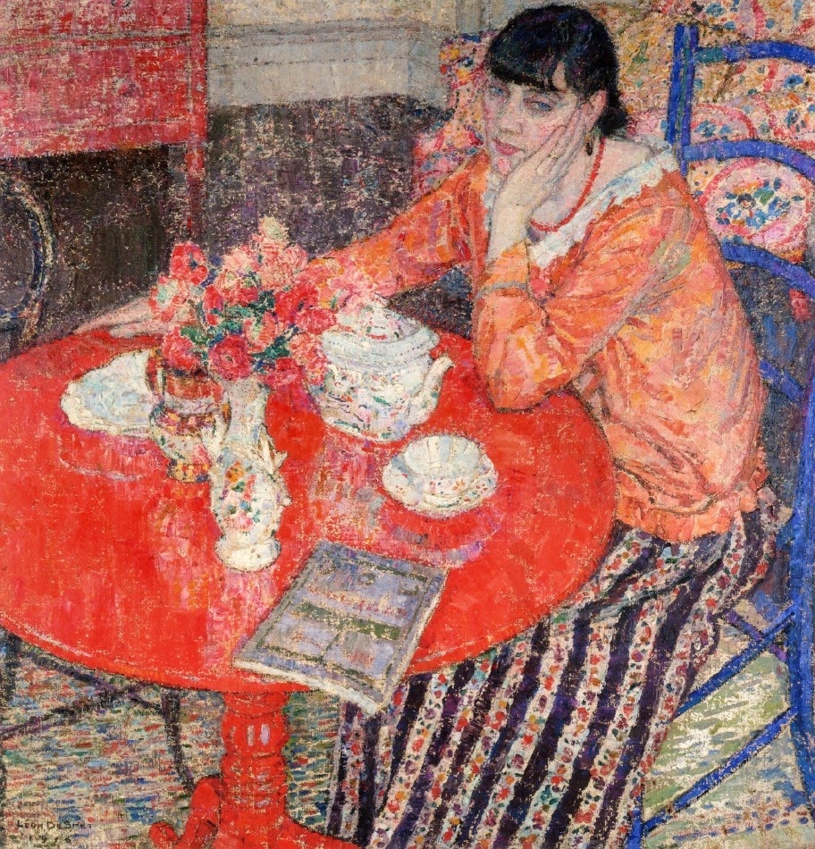 Leon-De-Smet-The-Red-Table-1916.jpg - Leon  de  Smet