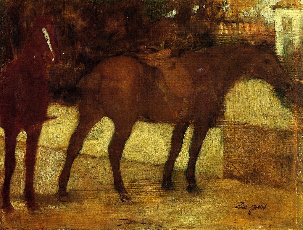 study-of-horses.jpg - Edgar  Degas
