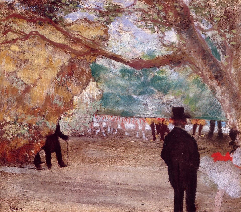 the-curtain.jpg - Edgar  Degas