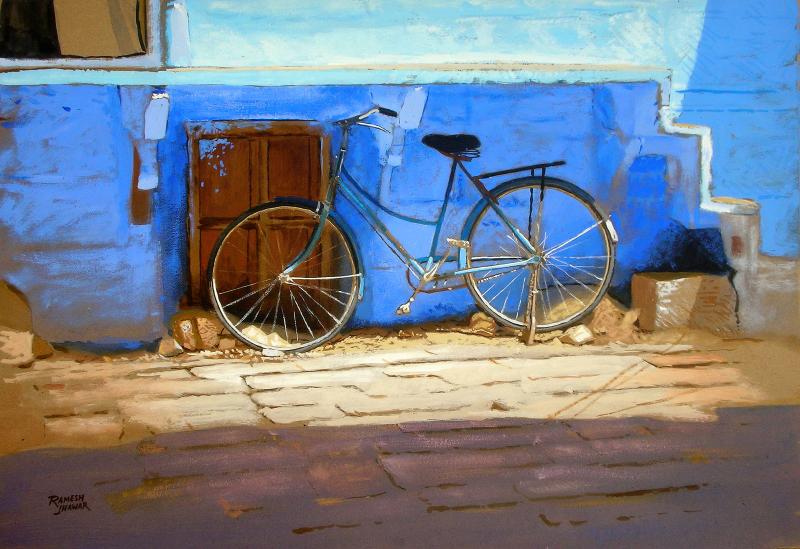 Blue Bicycle.jpg - Ramesh  Jhawar