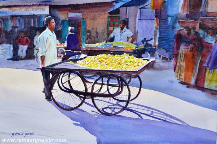 Lemon seller, Udaipur.jpg - Ramesh  Jhawar