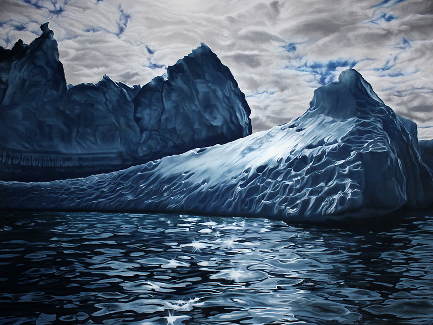 Pastel-Icebergs-by-Zaria-Forman-6.jpg - Zaria  Forman