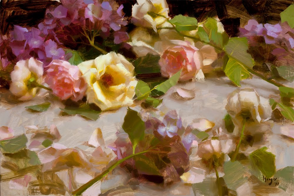 Roses and Hydrangeas sm.jpg - Daniel  Keys