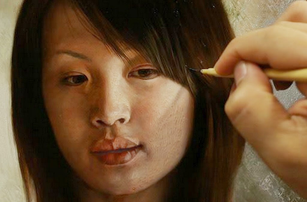 retratos-de-rostros-de-mujeres-pintados-oleo.jpg - Osamu  Obi