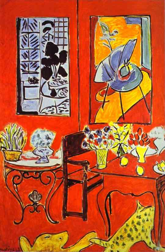 Henri Matisse (1869-1954). Large Red Interior. 1948.jpg - Henri  Matisse