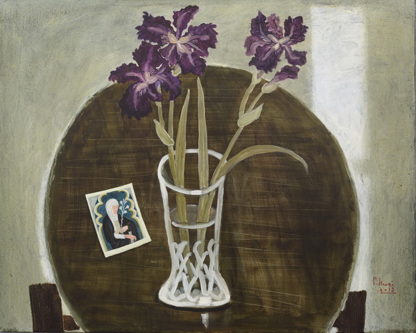 紫色鳶尾-2013-Oil-on-Canvas-80x100cm.jpg - Dong  Shaw  Hwei
