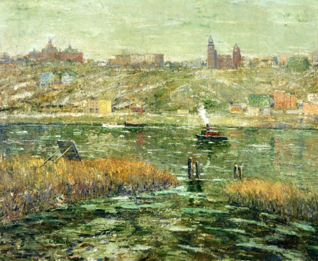 Ernest Lawson - Harlem River.jpg - Ernest  Lawson
