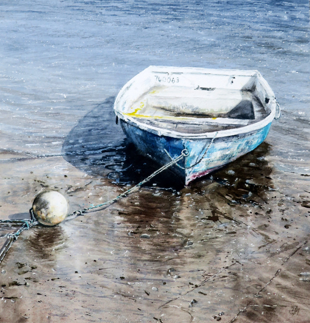 'Little+Boat',+watercolour,+H38cm+x+W37cm,+Deborah+Walker+RI,+ARSMA,+£980.JPG - Deborah  Walker  RI