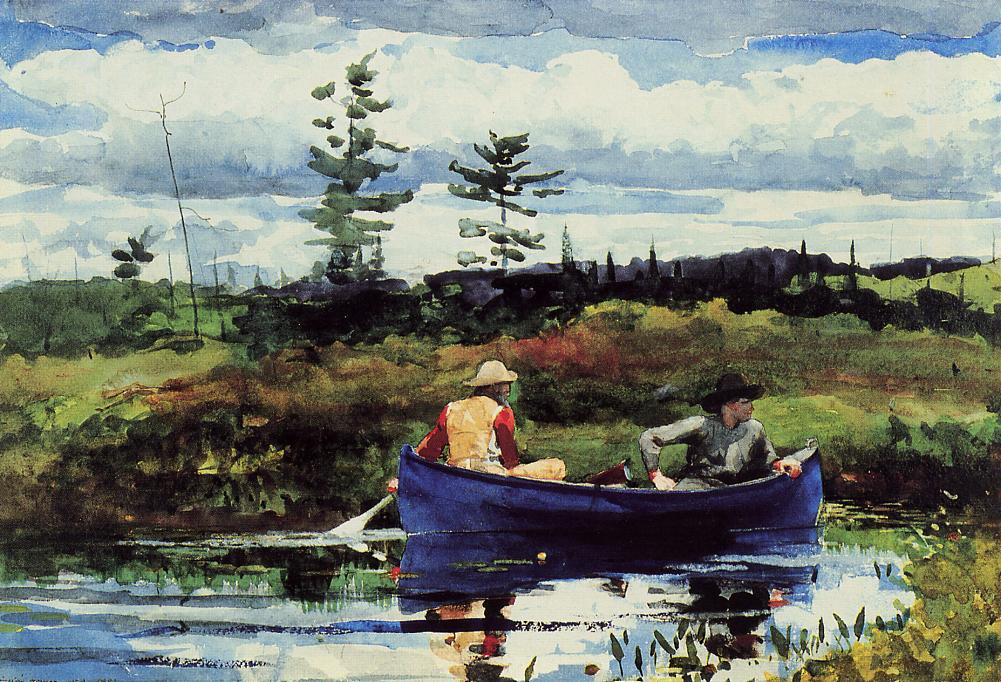 The_Blue_Boat_1892_Winslow_Homer.jpg - Winslow  Homer