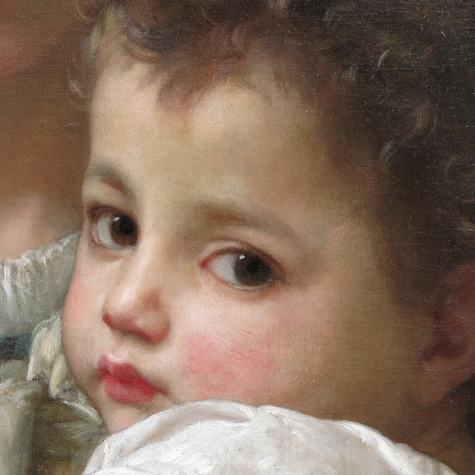 1877-04 Les deux soeurs (detail 4) ~ William-Adolphe Bouguereau 1825-1905.JPG - Adolphe  Bouguereau