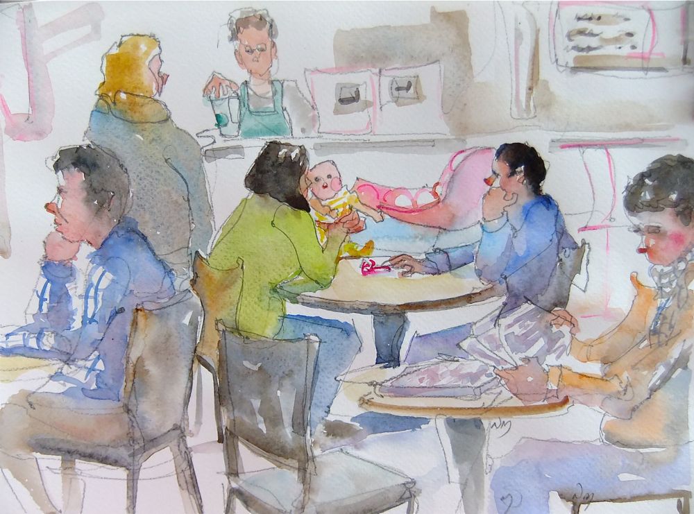 watercolour painting cafe scene macphail.jpg - Nora  Mac  Phail  (02)