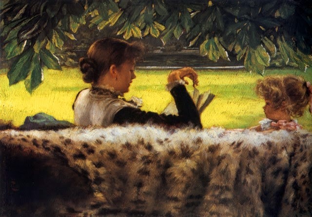 Reading A Story - James Tissot, 1878-1879.jpg - M. Inessa  Garmash