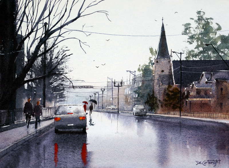Wet-street-in-Bathurst-watercolor-painting-by-Joe-Cartwright.jpg - Joe  Cartwright