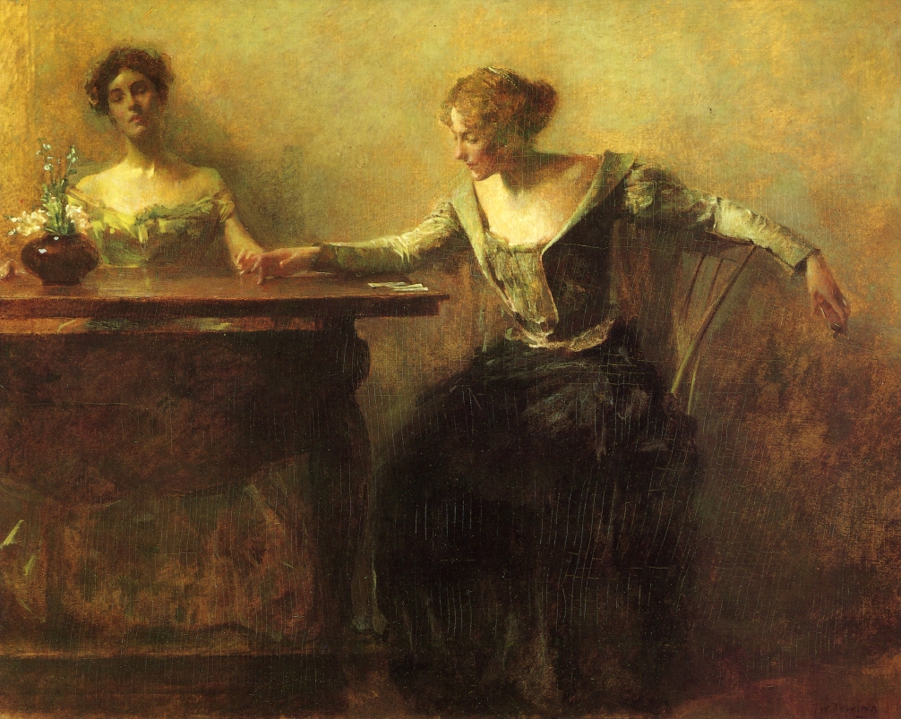 Thomas-Wilmer-Dewing-xx-The-Fortune-Teller-xx-Private-Collection.jpg - Thomas  Dewing